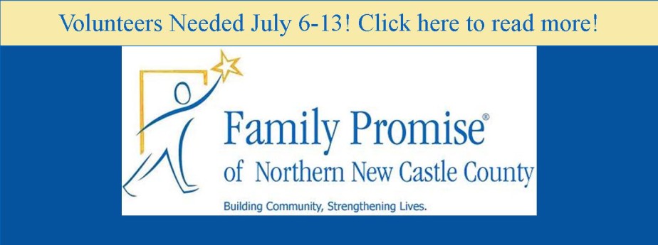 Family Promise Volunteer Week July 6-13