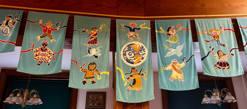 Hanover church school flags