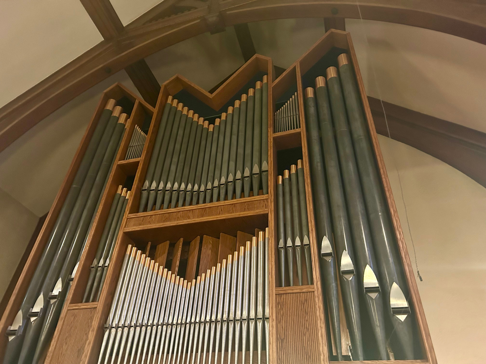 Organ at the back of the Hanover sanctuary