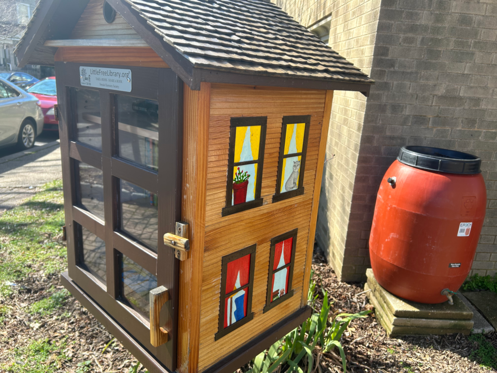 Free Little Library - side view